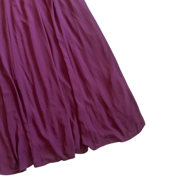 Show Me Your Mumu Burgundy Maxi Dress Gown Short Sleeve V-Neck Size Medium Women - Picture 4 of 12